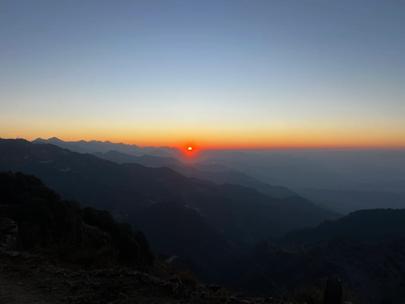 Sunrise over Himalayan peaks