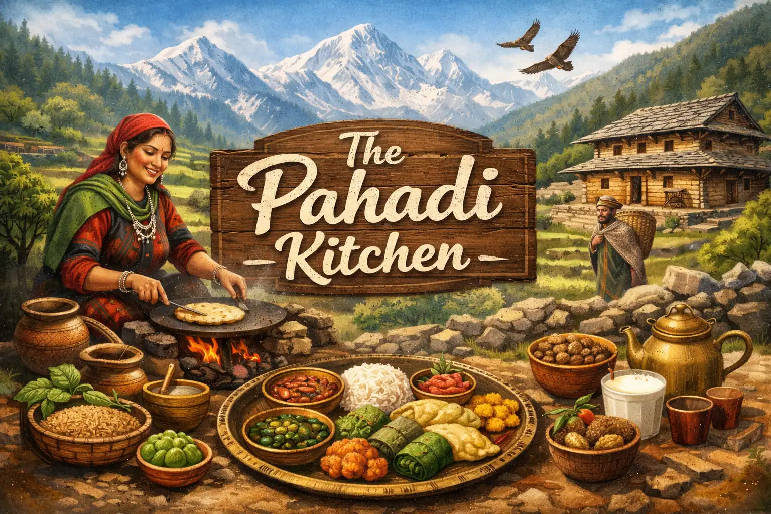 Traditional pahadi chulha with wood fire — The Pahadi Kitchen