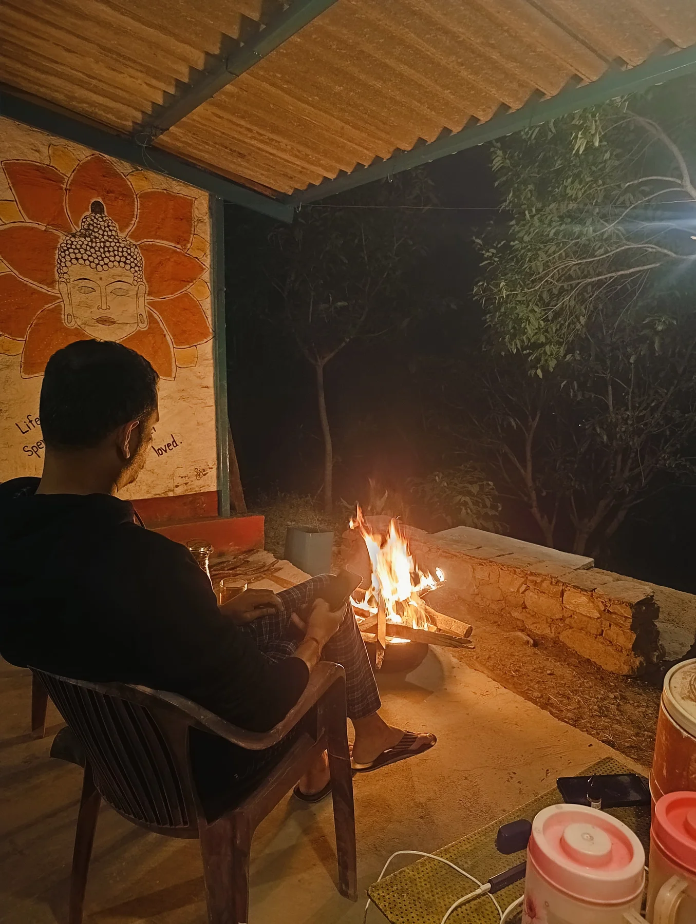 Nature surroundings and Himalayan foothills around Kotadun Birding Retreat near Corbett NP