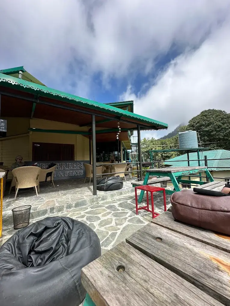 Deluxe Room at Seegreen Rooftop Cafe and Homestay, Mussoorie, with rooftop deck seating